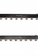 Распределительный коллектор (группа) для отопления Rommer RMS-4401-000008 ВР 1", на 8 контуров 3/4" EK, нержавеющая сталь, нерегулирующий 