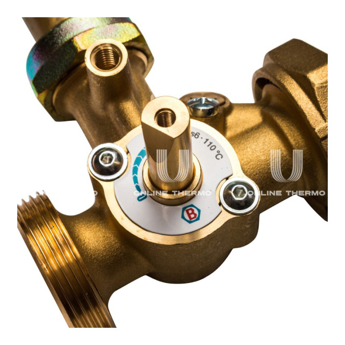 Насосная группа Stout SDG-0003-002502 DN 25 (1") с приводным смесителем и насосом Grundfos UPSO 25-65, подача справа 