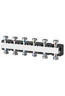 Распределительный коллектор Varmega V-Flow VMPG14-000005, до 5 контуров, нержавеющая сталь, с термоизоляцией 