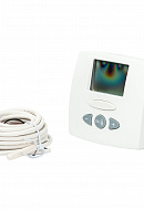 *Комнатный термостат (терморегулятор) Watts WFHT-LCD SEN 10021110, 5-30 °С, 230 В, НO-НЗ сервопривод,электронный, с дисплеем, с датчиком пола 