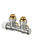 Узел нижнего подключения Oventrop 1184034, 1/2"х3/4" НР-НР, Multiblock T, угловой 