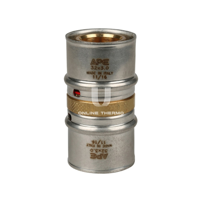Муфта соединительная равнопроходная Stout SFP-0003-003232, 32 мм, пресс-фитинг 