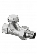 Запорный радиаторный клапан (вентиль) ручной регулировки Oventrop 1090463, DN20, 3/4" ВР-НР, Combi 3, прямой 