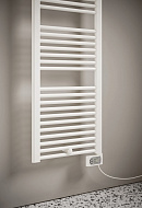 Полотенцесушитель электрический Irsap Ares Electric-Heater H 1118-580 мм, EIM058H01IR01NNN, белый 