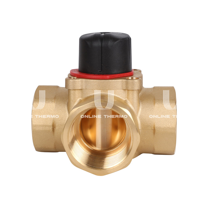 Трехходовой поворотный клапан Rommer RVM-0003-025040 ВР 1 1/2", Kvs 25 