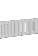 Стальной трубчатый радиатор Rifar Tubog 3037/24 RAL 9016 3/4", нижний, белый, в комплекте термостатический клапан 