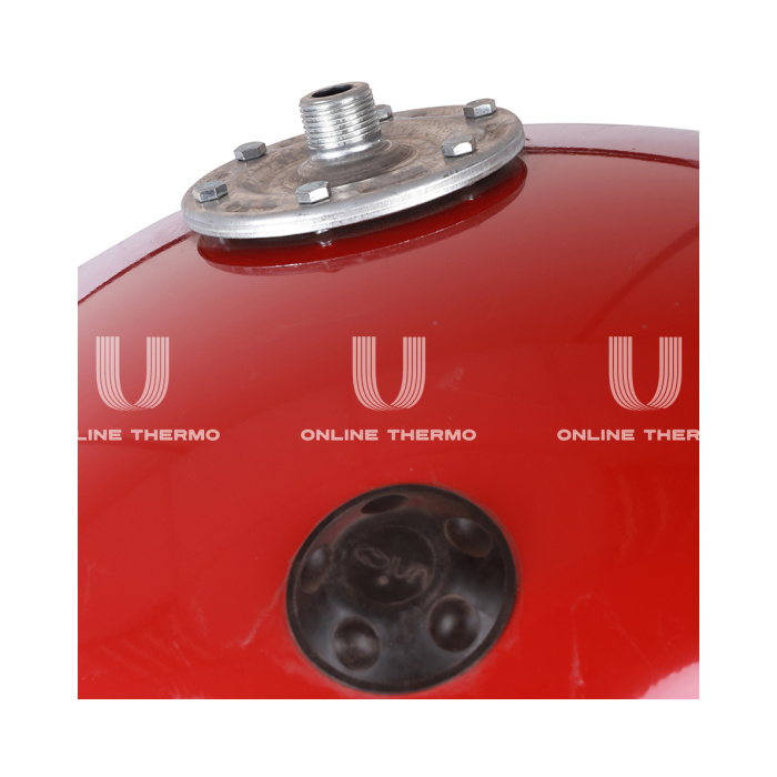 Расширительный бак для отопления Stout STH-0006-000150, 150 л, красный вертикальный, на ножках 