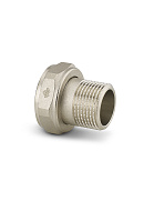 Соединитель переходной Varmega с НГ ВР-НР 1"x3/4", VMTF58-N000605, с плоским уплотнением, никелированный 