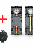 Насосная группа Meibes V-UK M66814.36, прямая, DN 32 (1 1-4") с насосом Grundfos UPM3 Hybrid 25-70 180 
