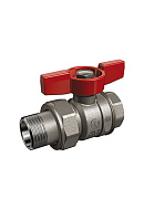 Кран шаровый с разъемным соединением Giacomini R859X329 1 1/4" ВР-НР, полнопроходной, ручка-бабочка 