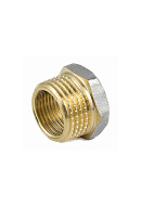 Футорка с внутренней и наружной резьбой Aquasfera 9024-10 ВР-НР 3/8"×1/4", никелированная 