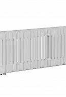 Стальной трубчатый радиатор Rifar Tubog 3037/18 RAL 9016 3/4", нижний, белый, в комплекте термостатический клапан 