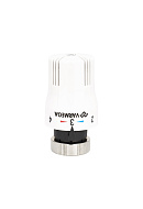 Термостатическая головка (термостат) Varmega, VM11601, серия VM116, M30х1.5, белая, компактная 
