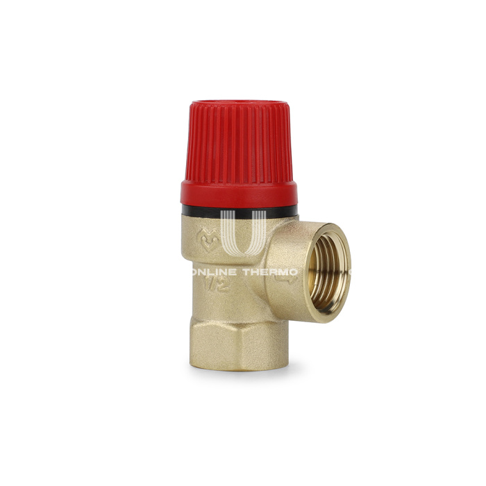 Клапан предохранительный (сбросной) Varmega VM16629 1/2×3/4" ВР, 10 бар, мембранный, латунь 