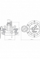 Джилекс Оголовок ОСПБ 110-130/32 
