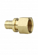 Муфта переходная (переходник) с внутренней резьбой Varmega Slide-fit VM51311, 16х1/2", латунная, аксиальная 