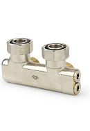 Узел нижнего подключения Varmega VM13901, 3/4"EKх3/4"EK НР-ВР, угловой, перекрестный 