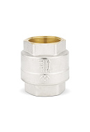 Обратный клапан Varmega VM04905, 1 1/2" ВР, с седлом из нейлона, никелированный 