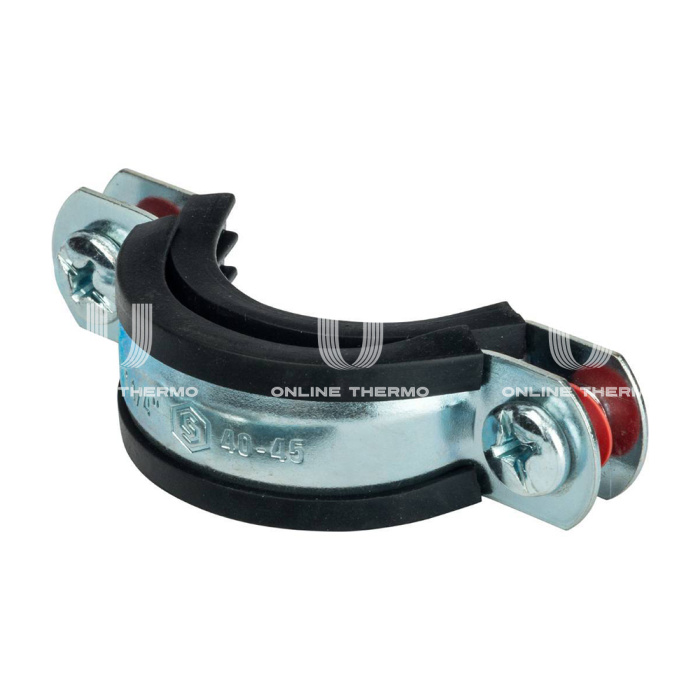 Хомут для труб Stout с гайкой 1 1/4" (40-45) 