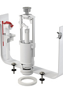 Выпускной комплект Alcaplast SA2000 1/2" CHROM со стоп-кнопкой (A15-1/2" + A2000), для керамических бачков 