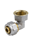 Угольник (угол) 90° с внутренней резьбой Aquasfera 7007-05, 3/4"×26 мм, компрессионный 