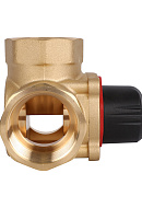 Трехходовой поворотный клапан Rommer RVM-0003-025040 ВР 1 1/2", Kvs 25 