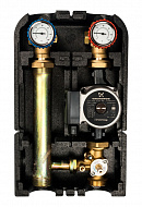Насосная группа Stout SDG-0003-002502 DN 25 (1") с приводным смесителем и насосом Grundfos UPSO 25-65, подача справа 