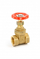 Латунная задвижка клиновая Uni-fitt 142G6000 PN20 1 1/2" ВР 