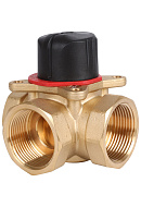 Трехходовой поворотный клапан Rommer RVM-0003-016032 ВР 1 1/4", Kvs 16 