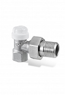 **Запорный радиаторный клапан (вентиль) ручной регулировки RBM Jetline 01530540 3/4" ВР-НР, серия 153, угловой 