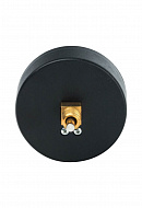 Термоманометр аксиальный Stout SIM-0005-800415, диаметр 80 мм, 4 бара, 1/2", 120°С, с запорным клапаном 