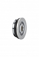 Заглушка с наружной резьбой Varmega VM09842, НР, 1", хромированная 