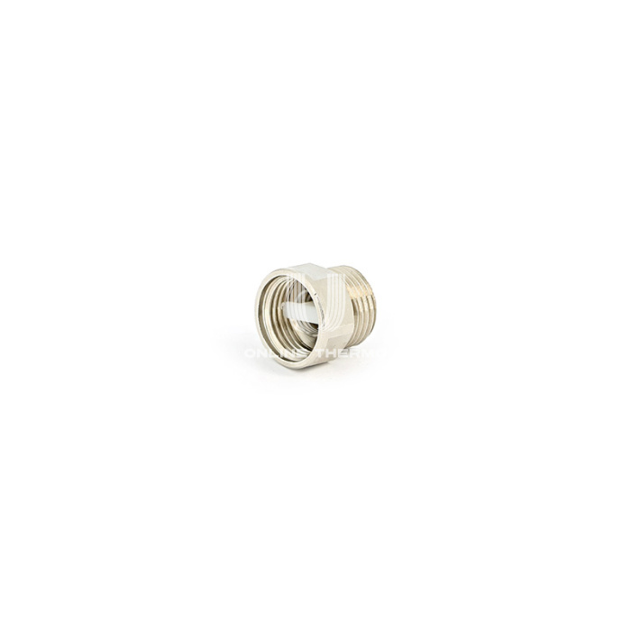 Отсекающий клапан для воздухоотводчика Uni-fitt 220N2000 1/2"x1/2" НР, никелированный 