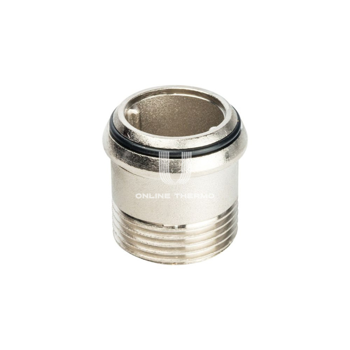 Прямое разъемное соединение "американка" Stout ВН никелированное, уплотнение o-ring 1/2" 