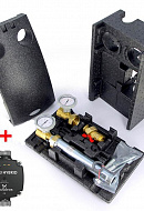 Насосная группа Meibes UK M66811.36, прямая, DN 25 (1") с насосом Grundfos UPM3 Hybrid 25-70 180 