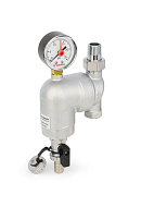Cетчатый промывной поворотный фильтр Varmega VMSF03-C25041, 1/2" ВР с разъемным соединением, хромированный 