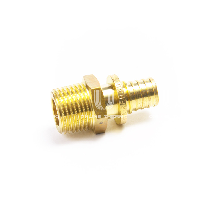 Муфта переходная (переходник) с наружной резьбой Rehau Rautitan RX+ 14563111001, 16х1/2", аксиальная 
