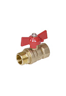 Кран шаровый SantechSystems 3/4" ВР-НР, ручка-бабочка 