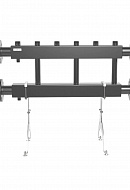 Модульный распределительный коллектор Gidruss (Гидрусс) MK-400-3x32 DN65, фланец, до 400 кВт, конструкционная сталь 
