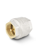 Обратный клапан Varmega VM04805, 1 1/2" ВР, с металлическим седлом, никелированный 