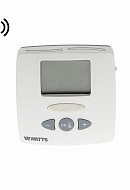 Комнатный радиотермостат (терморегулятор) Watts WFHT-LCD RF 10021132, 5-37 °С,3В, НO-НЗ сервопривод, электронный, с ЖК-дисплеем 