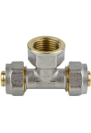 Тройник с внутренней резьбой Aquasfera 7013-03, 3/4"×26 мм, компрессионный 