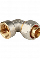 Угольник (угол) с внутренней резьбой Stout SFS-0007-003420 3/4"х20, никелированный, компрессионный 