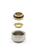 Резьбозажимное соединение (фитинг евроконус) Varmega VMTF95-N151015, 3/4"EK для подключения медной трубки 15х1.0 мм 