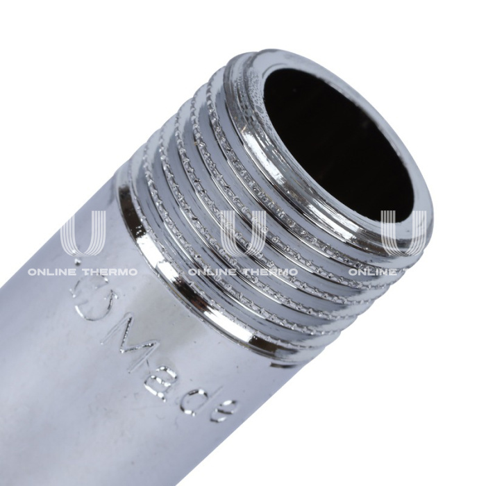 Удлинитель (бочонок) с наружной резьбой Stout SFT-0061-001255, НР 55×1/2", хромированный 