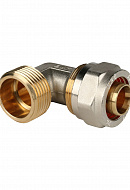 Угольник (угол) с наружной резьбой Stout SFS-0006-000126 1"x26, никелированный, компрессионный 