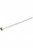 Трубка хромированная Uni-Fitt 592C1205, 10х1.0 мм, НГ 1/2", штанга 50 см 