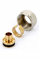 Резьбозажимное соединение (фитинг евроконус) Uni-Fitt 682N2034, 3/4"EK для подключения полиэтиленовых труб 20х2.8 мм 