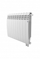 *Биметаллический радиатор Royal Thermo BiLiner 350 Bianco Traffico (белый) VDR - 10 секций, нижнее правое подключение 