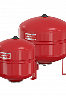 Расширительный бак для отопления Flamco Flexcon R 12, 12 л, красный, вертикальный, подвесной 